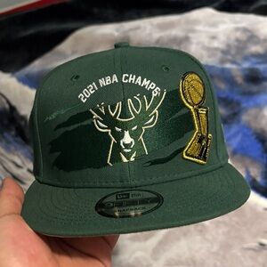 9fifty Green NBA Champs Cap